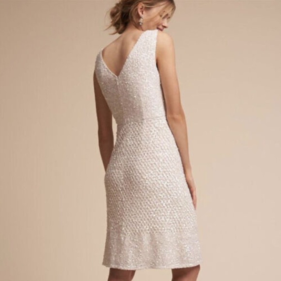 *Moving Sale* BNWT Adrianna Papell Ivory Sequin Dress - Picture 2 of 7